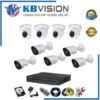 Trọn bộ 9 camera Kbvision Full HD