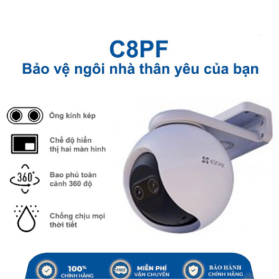 Camera wifi Ezviz C8PF zoom quang học
