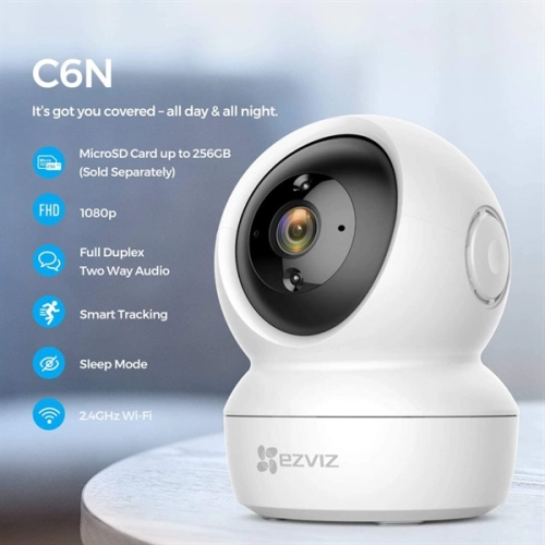 Ezviz C6N chính hãng bảo hành 2 năm, chiết khấu 30% Ezviz C6N chính hãng bảo hành 2 năm, chiết khấu 30%